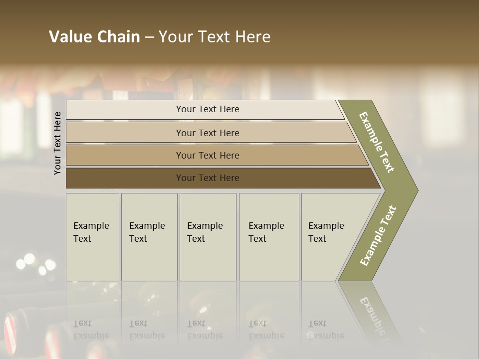Cellar Shelf Vegetables PowerPoint Template