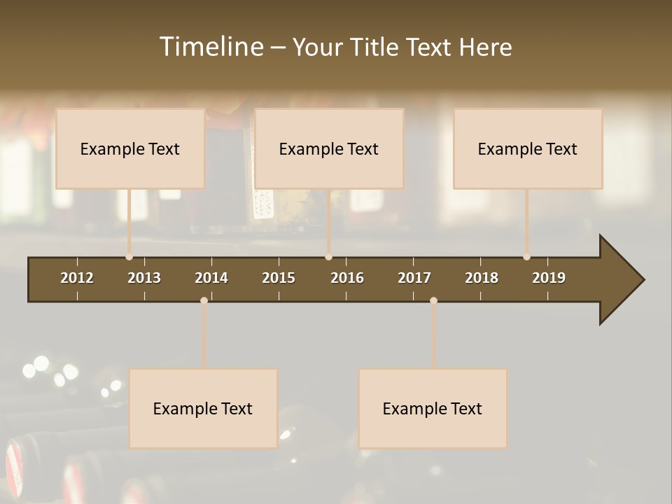 Cellar Shelf Vegetables PowerPoint Template