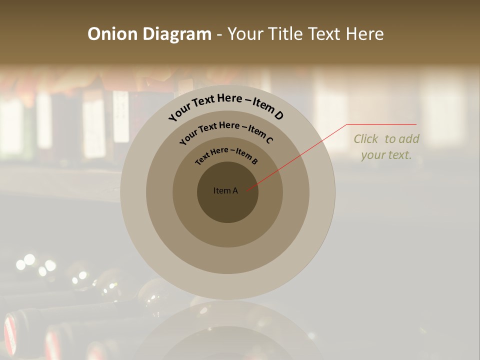 Cellar Shelf Vegetables PowerPoint Template