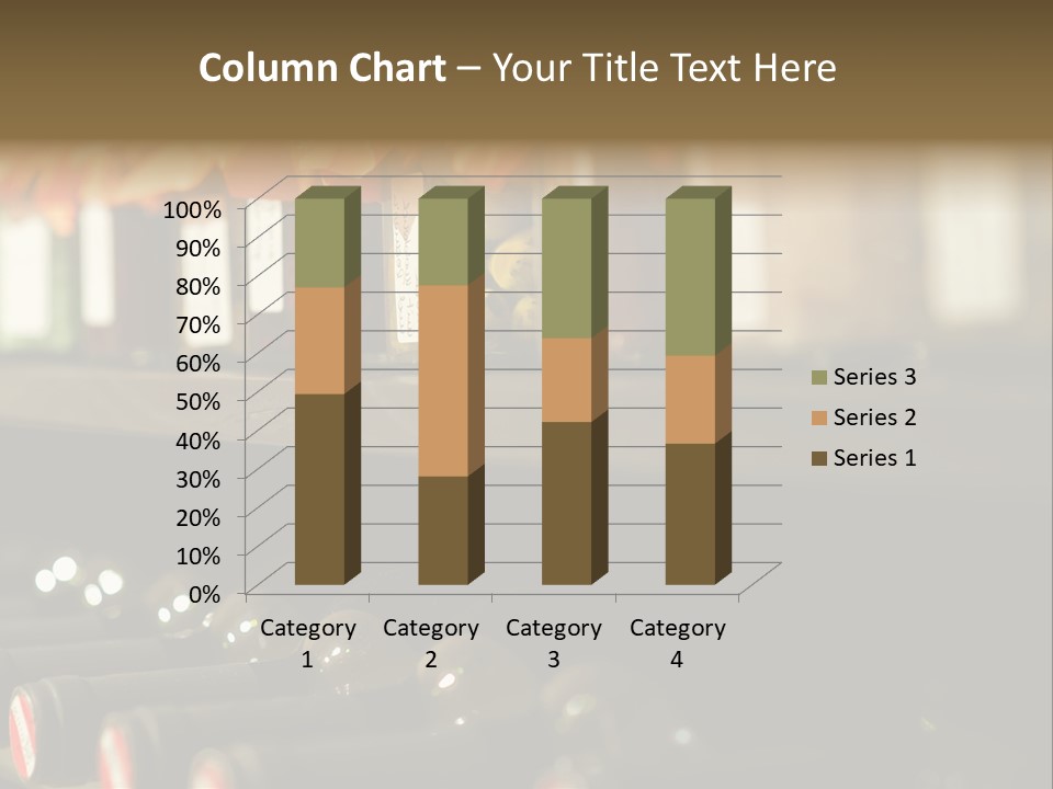 Cellar Shelf Vegetables PowerPoint Template
