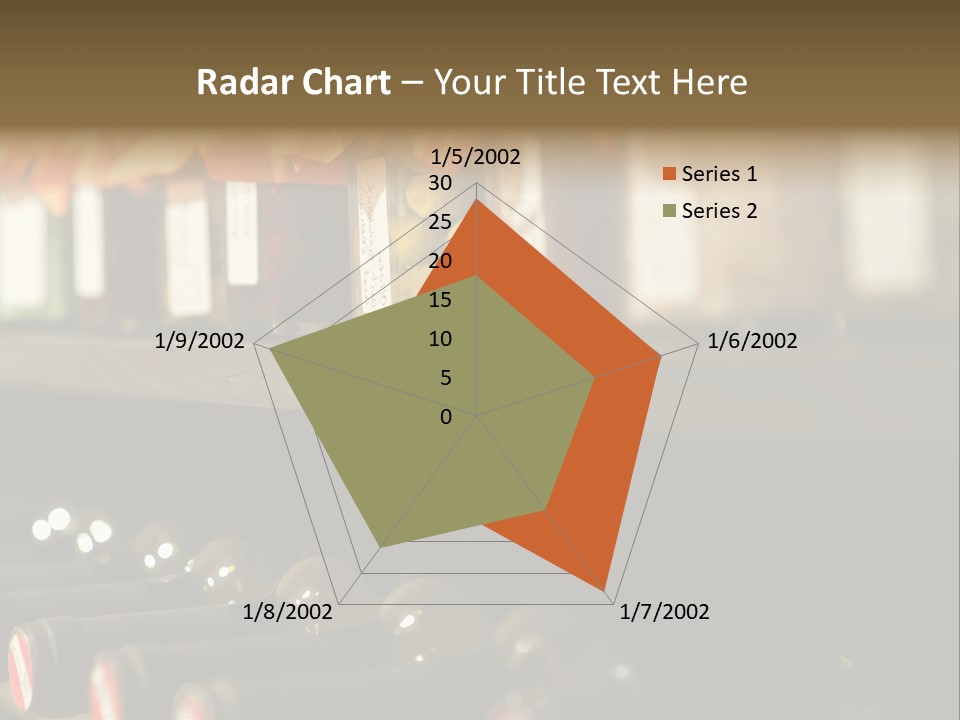 Cellar Shelf Vegetables PowerPoint Template