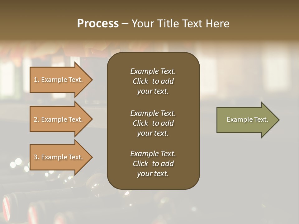 Cellar Shelf Vegetables PowerPoint Template