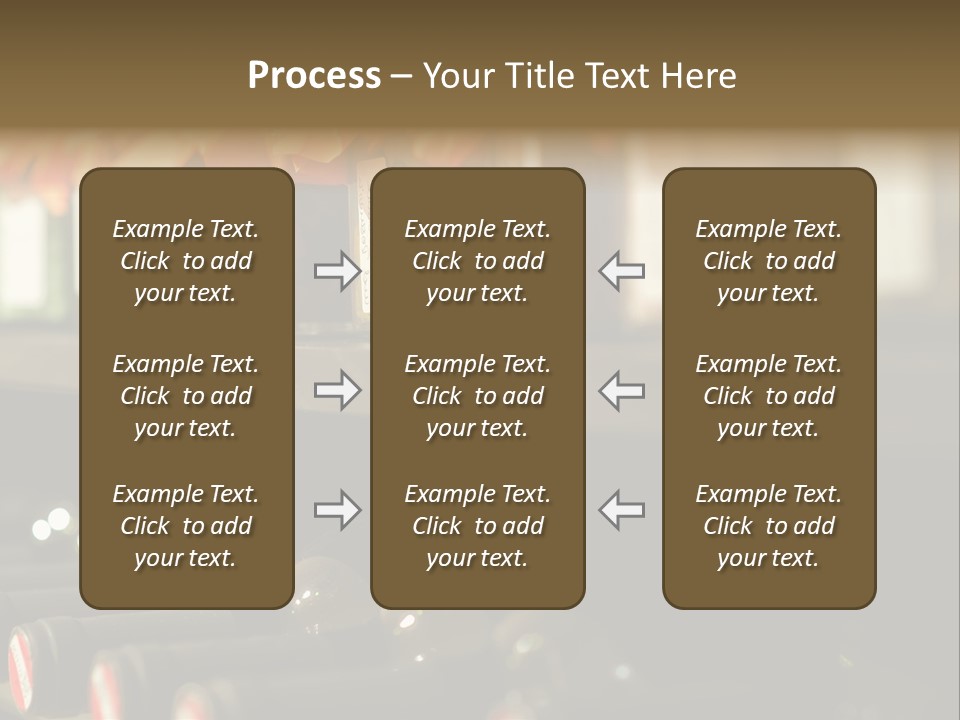 Cellar Shelf Vegetables PowerPoint Template