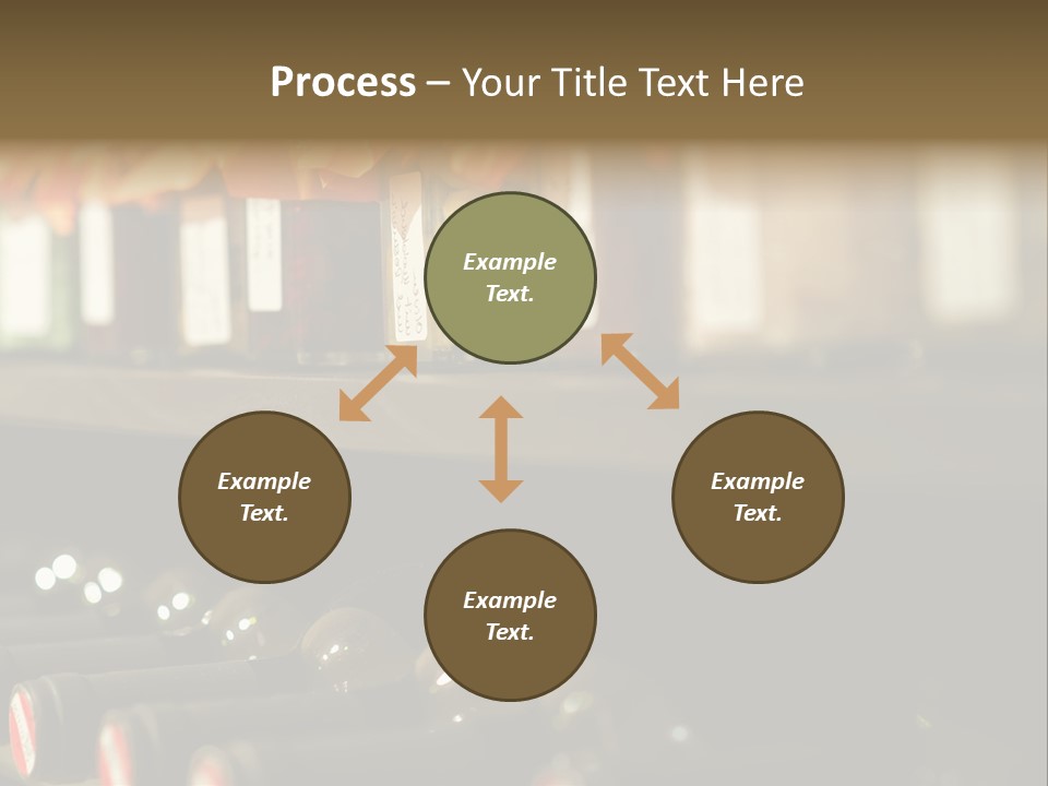 Cellar Shelf Vegetables PowerPoint Template