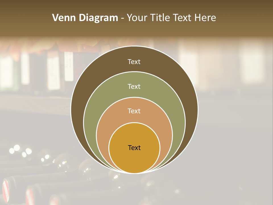 Cellar Shelf Vegetables PowerPoint Template