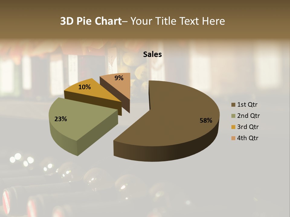 Cellar Shelf Vegetables PowerPoint Template