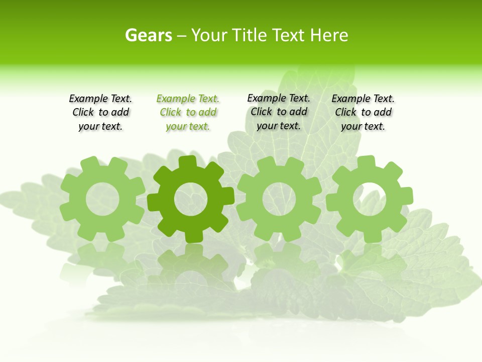 Melissa Leaf PowerPoint Template