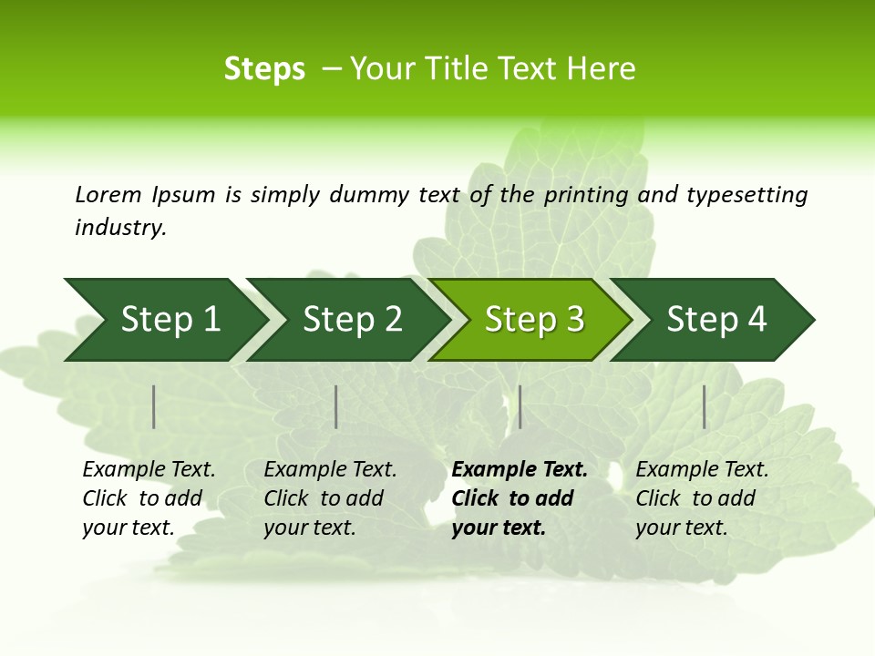 Melissa Leaf PowerPoint Template