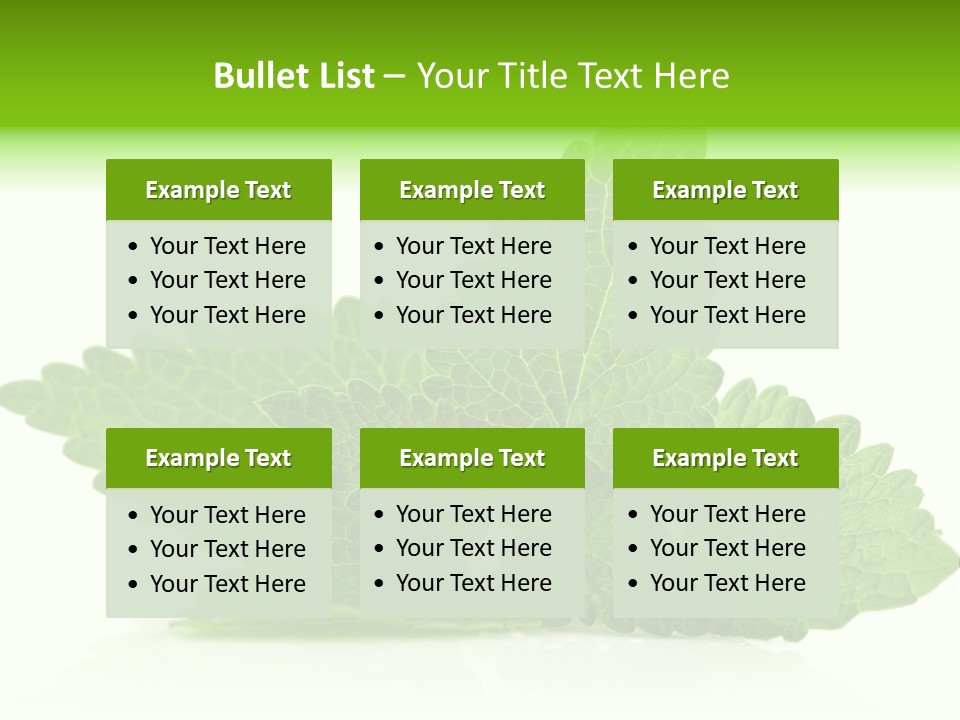 Melissa Leaf PowerPoint Template