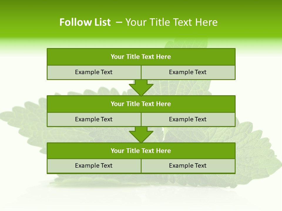 Melissa Leaf PowerPoint Template
