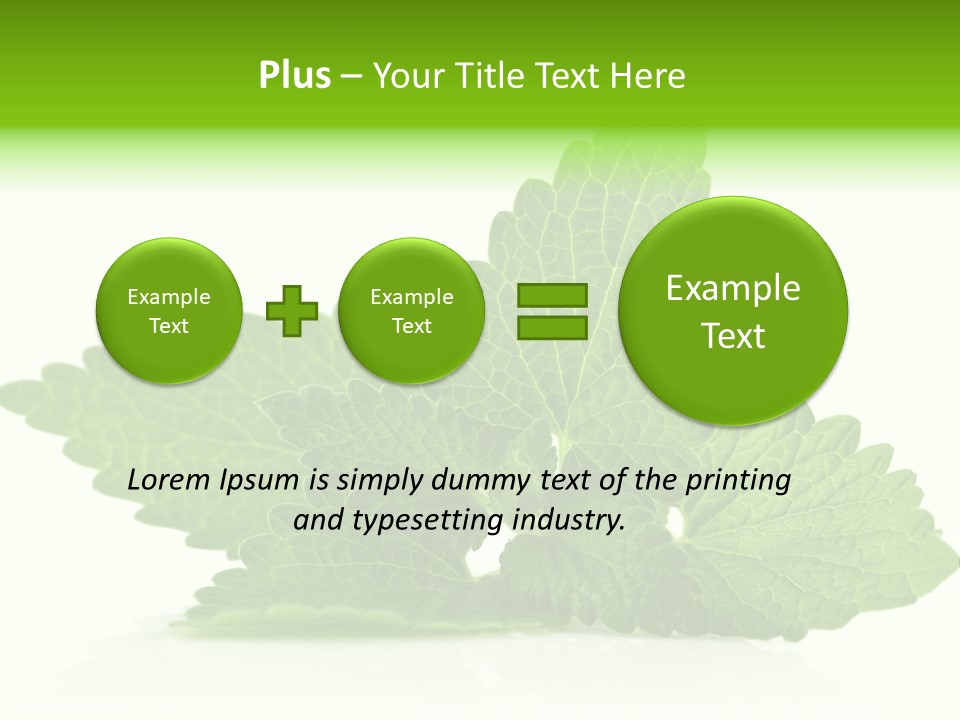 Melissa Leaf PowerPoint Template