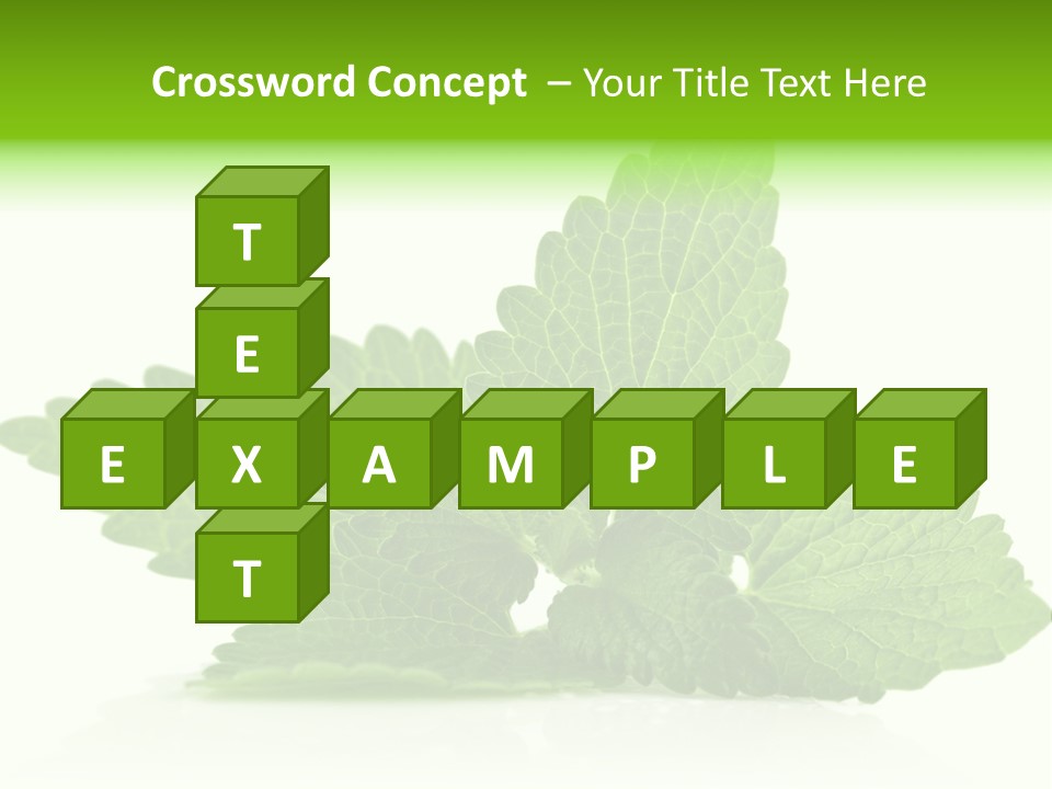 Melissa Leaf PowerPoint Template