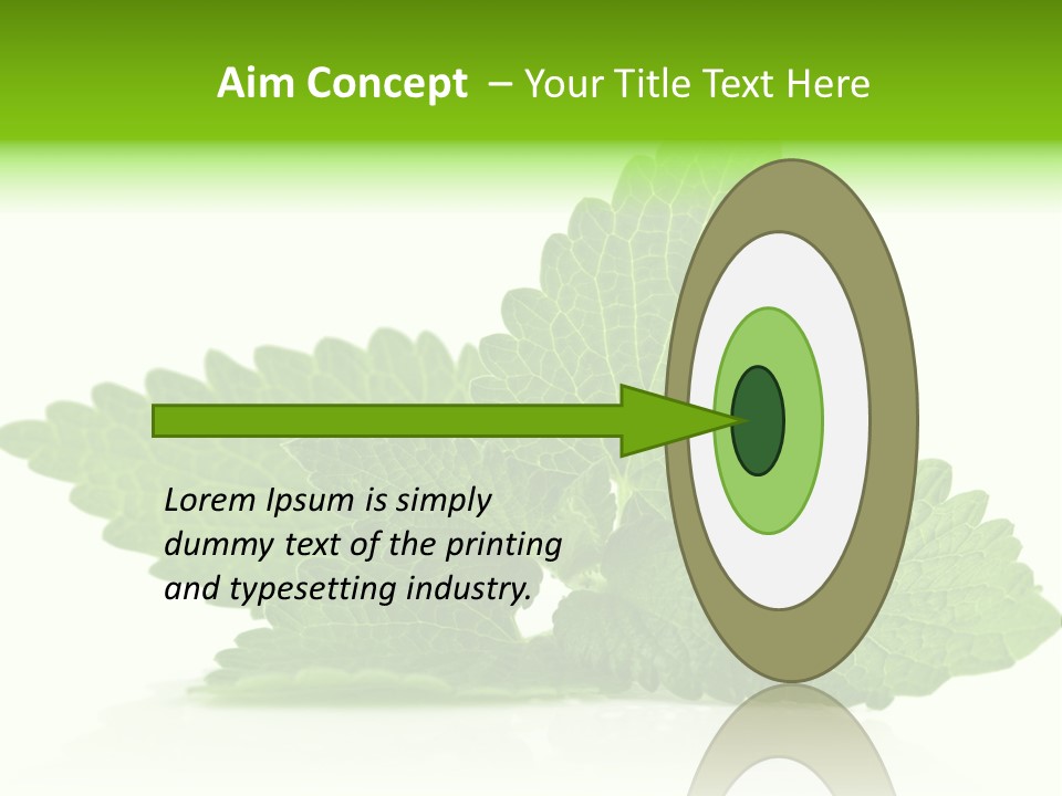 Melissa Leaf PowerPoint Template