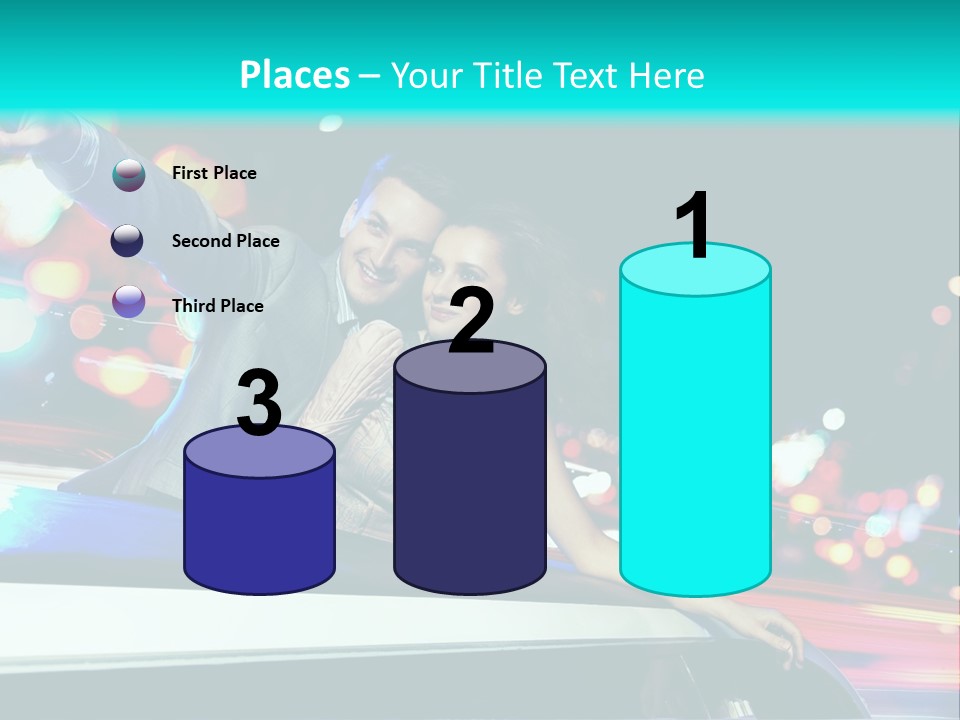 Human Woman Auto PowerPoint Template