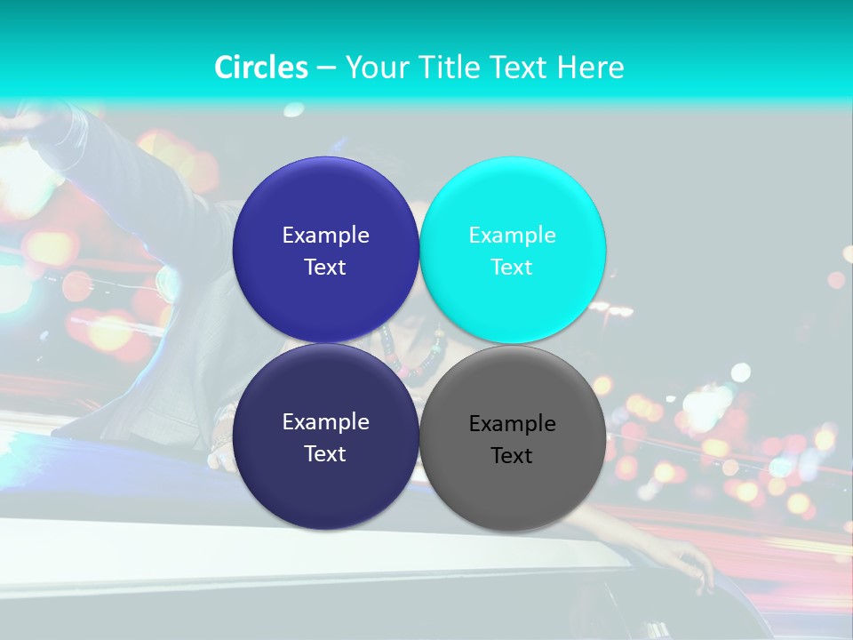 Human Woman Auto PowerPoint Template