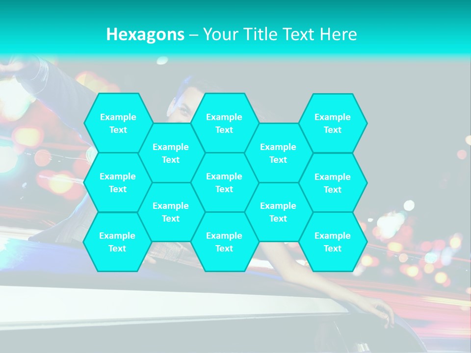 Human Woman Auto PowerPoint Template