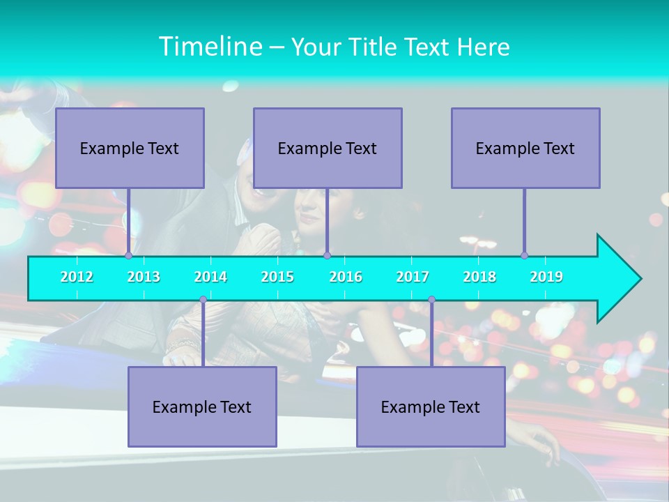 Human Woman Auto PowerPoint Template