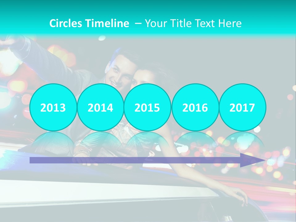 Human Woman Auto PowerPoint Template