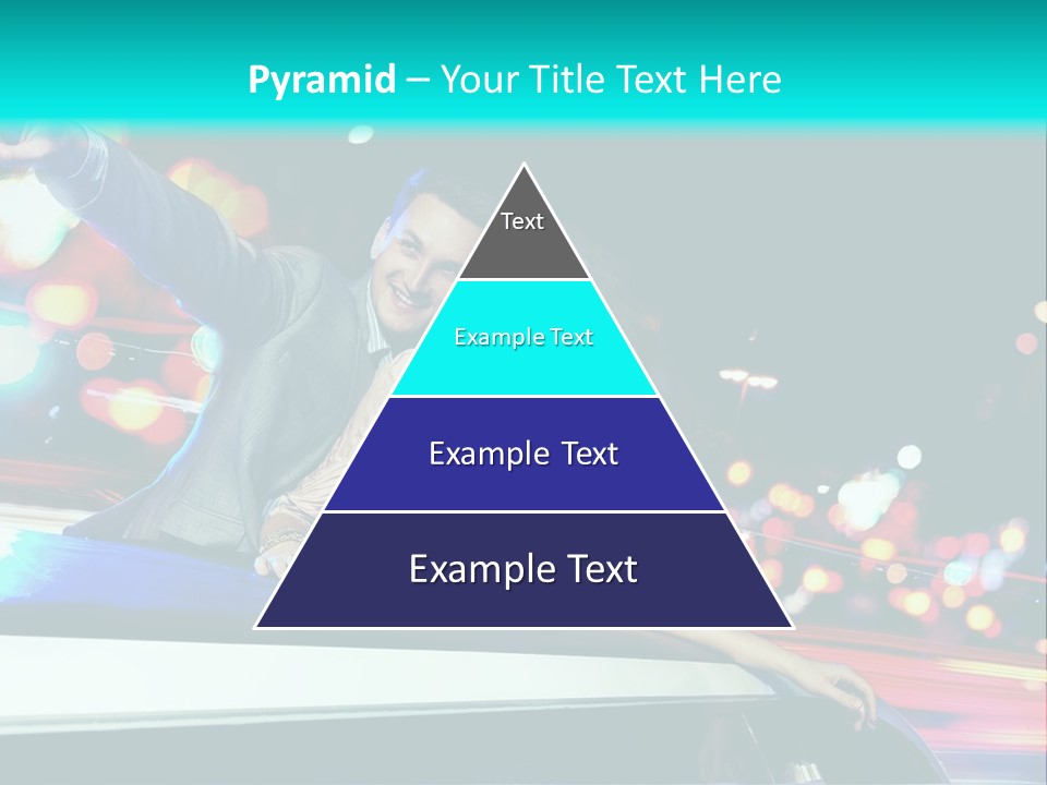 Human Woman Auto PowerPoint Template