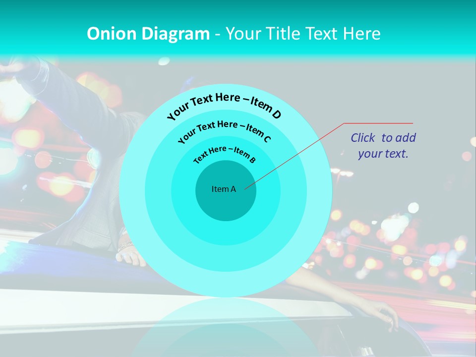 Human Woman Auto PowerPoint Template