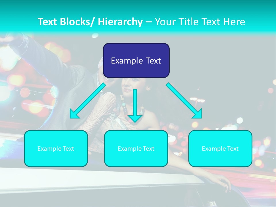 Human Woman Auto PowerPoint Template