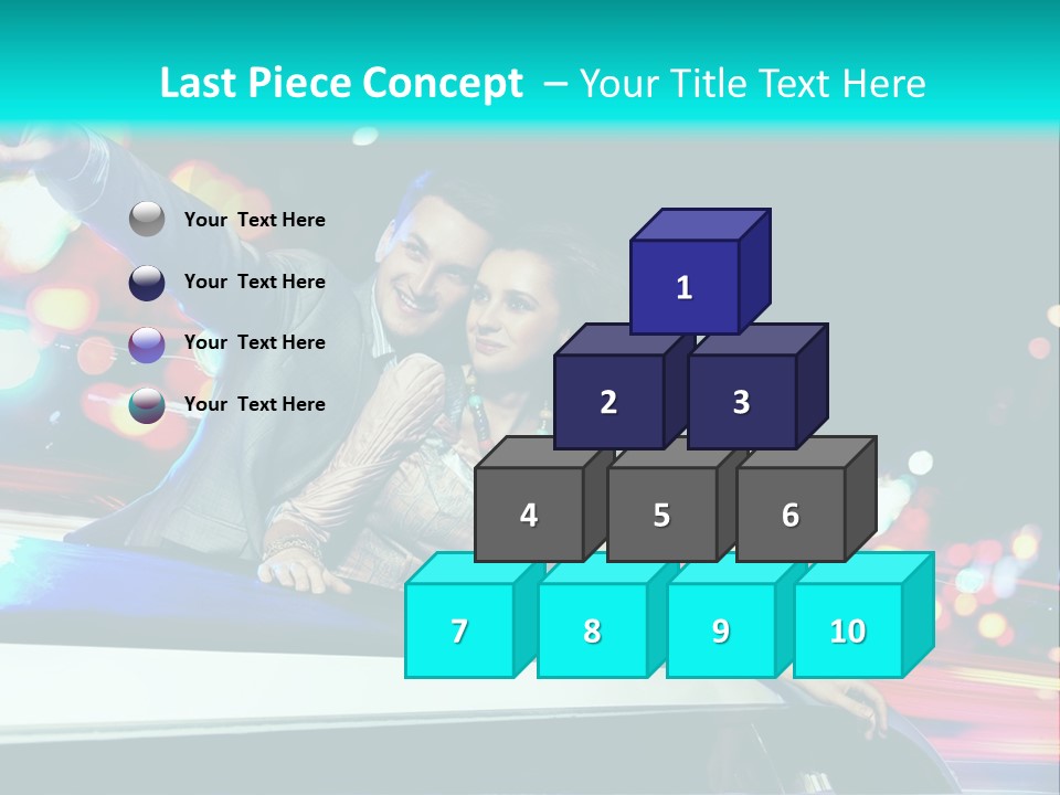 Human Woman Auto PowerPoint Template