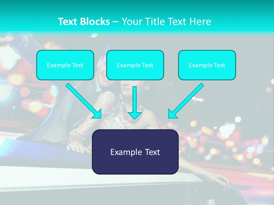 Human Woman Auto PowerPoint Template
