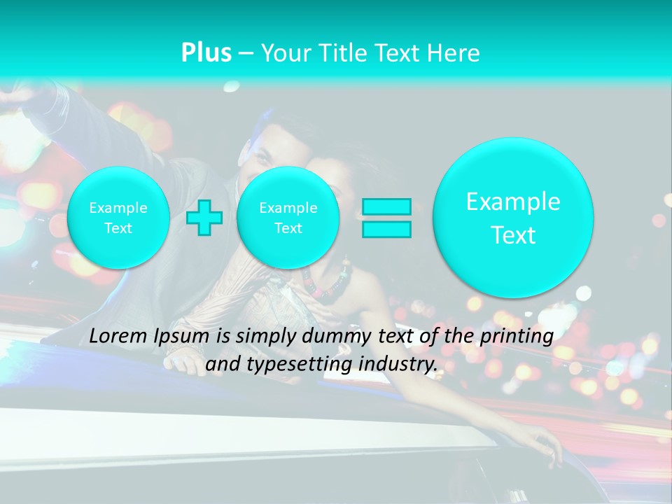 Human Woman Auto PowerPoint Template