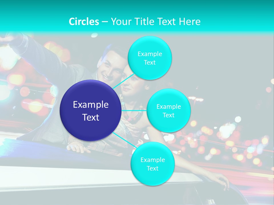 Human Woman Auto PowerPoint Template