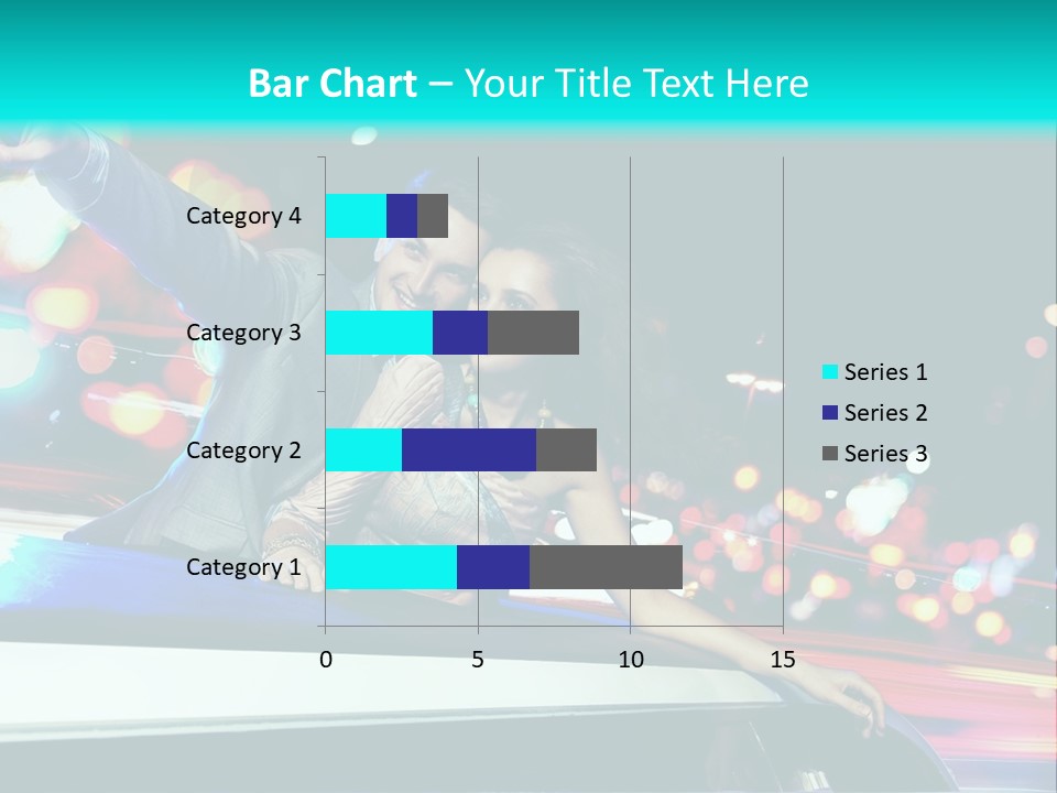 Human Woman Auto PowerPoint Template