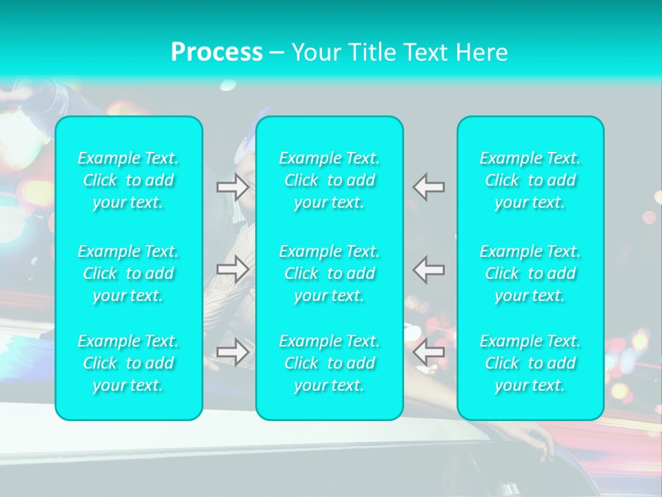 Human Woman Auto PowerPoint Template