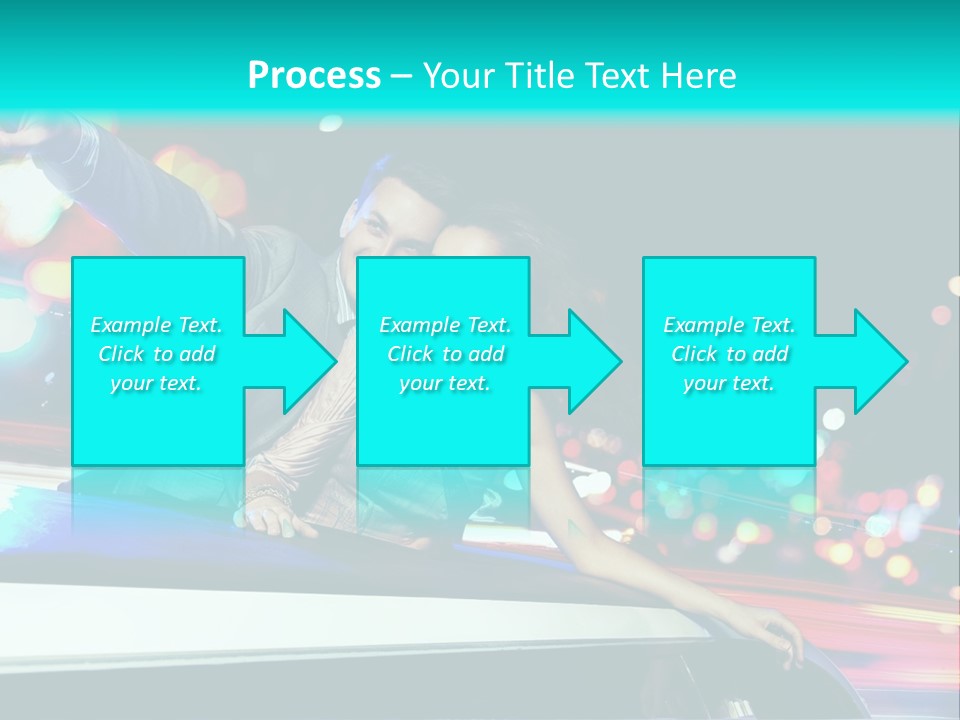 Human Woman Auto PowerPoint Template