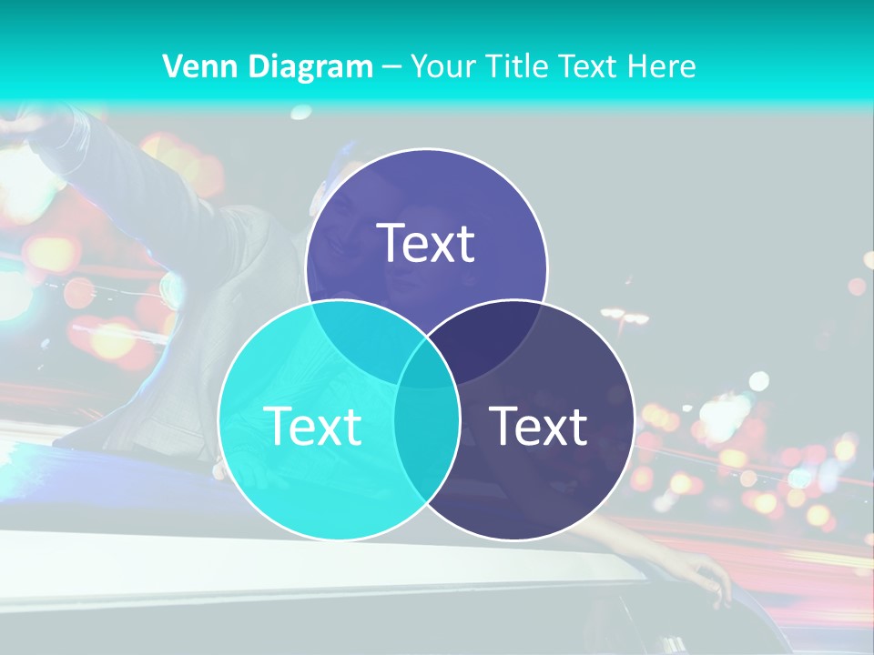 Human Woman Auto PowerPoint Template