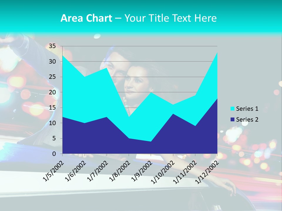 Human Woman Auto PowerPoint Template