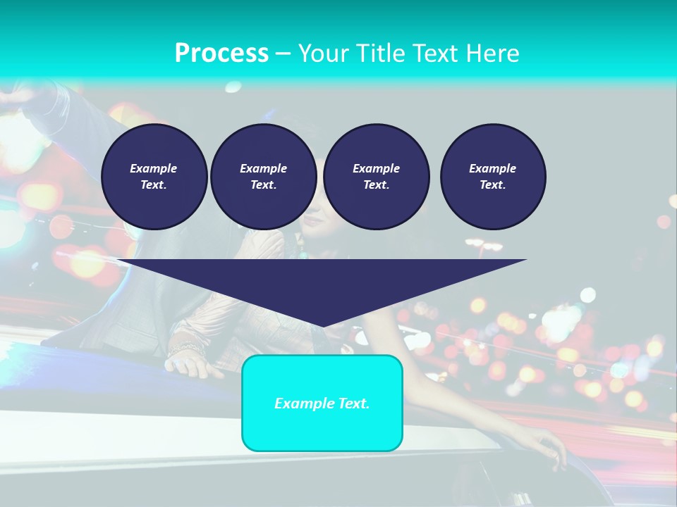 Human Woman Auto PowerPoint Template
