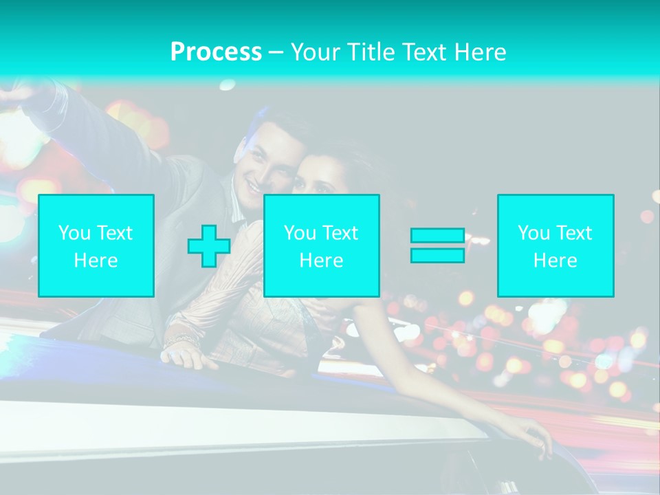Human Woman Auto PowerPoint Template