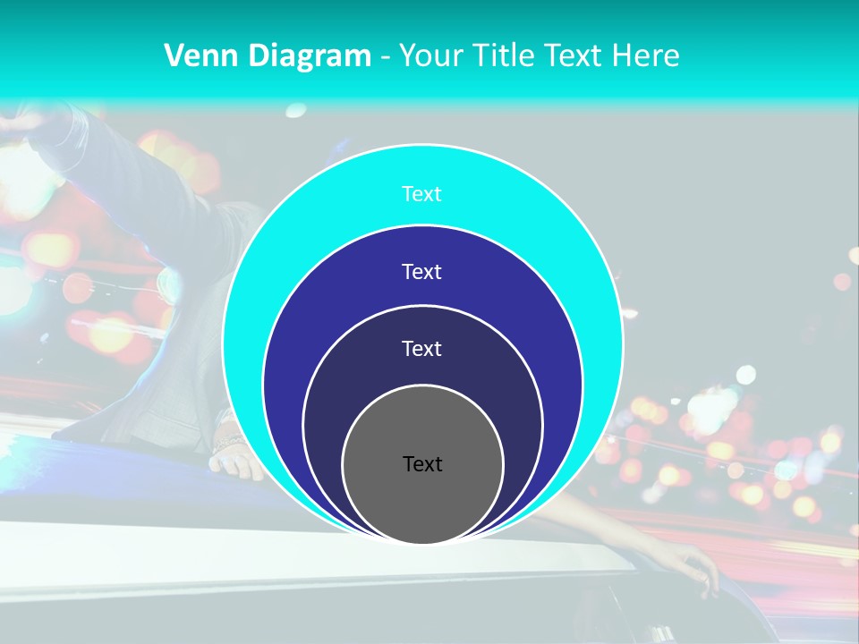 Human Woman Auto PowerPoint Template