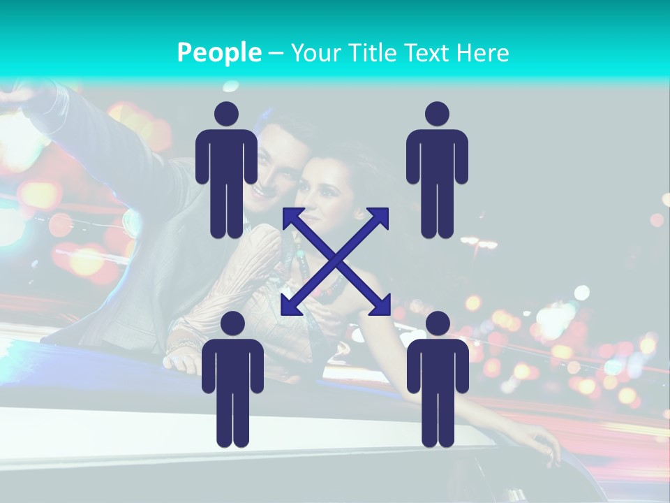 Human Woman Auto PowerPoint Template