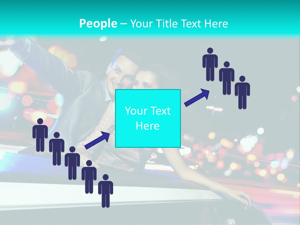Human Woman Auto PowerPoint Template