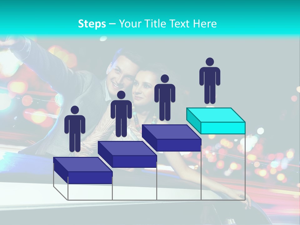 Human Woman Auto PowerPoint Template