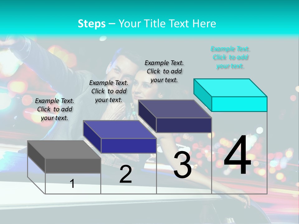 Human Woman Auto PowerPoint Template