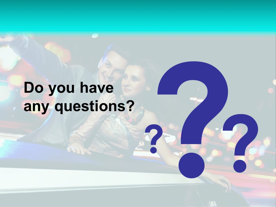 Human Woman Auto PowerPoint Template