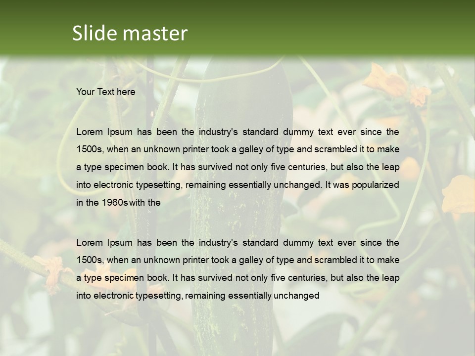 New Cultivated Fresh PowerPoint Template