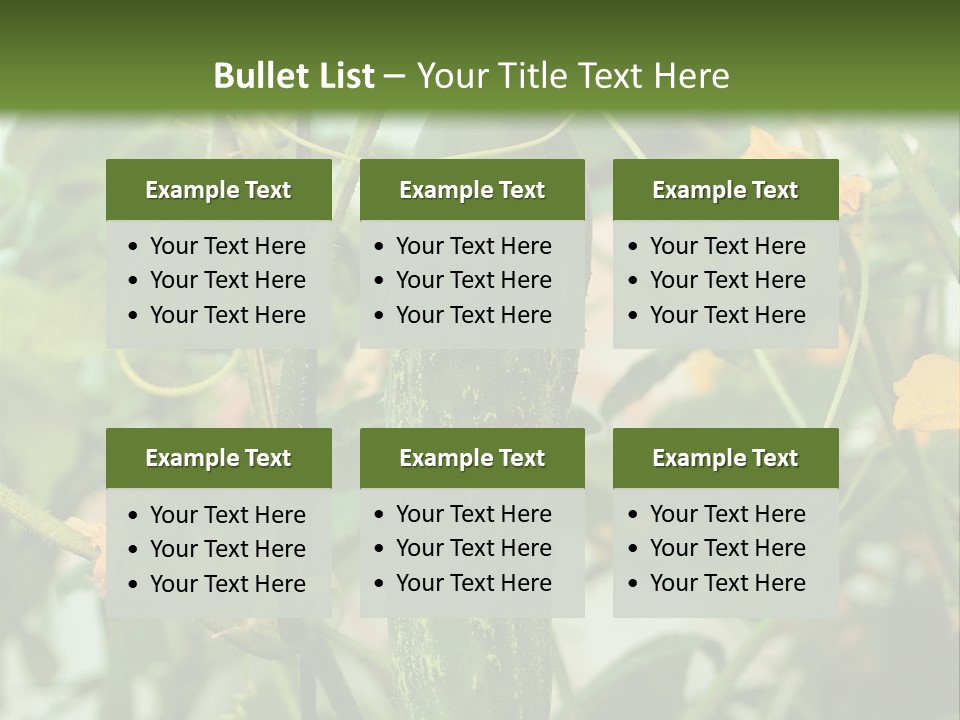 New Cultivated Fresh PowerPoint Template