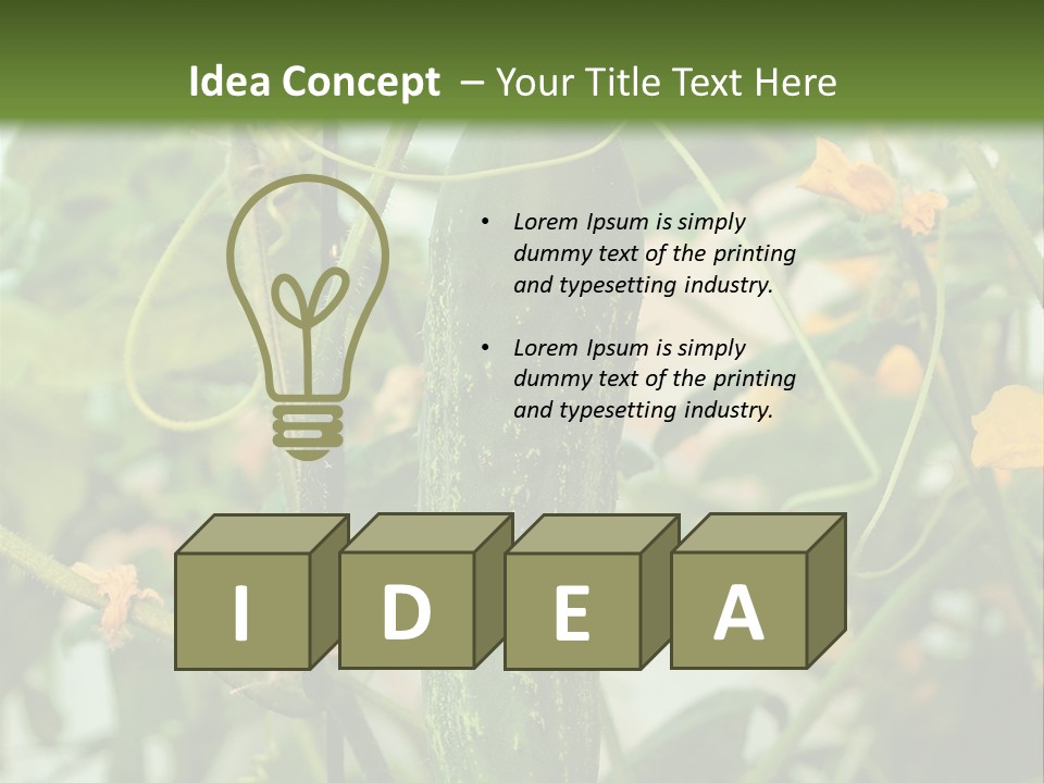 New Cultivated Fresh PowerPoint Template