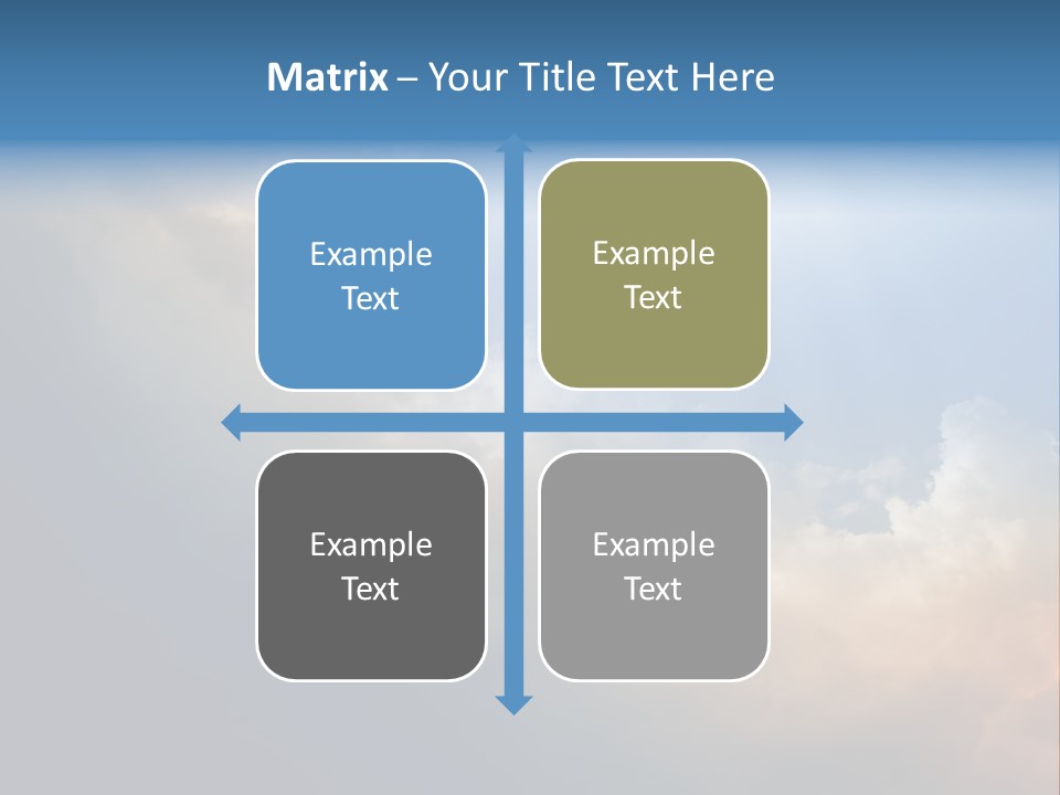 Hope Sun Sunbeam PowerPoint Template