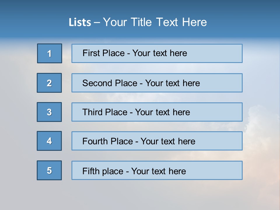 Hope Sun Sunbeam PowerPoint Template