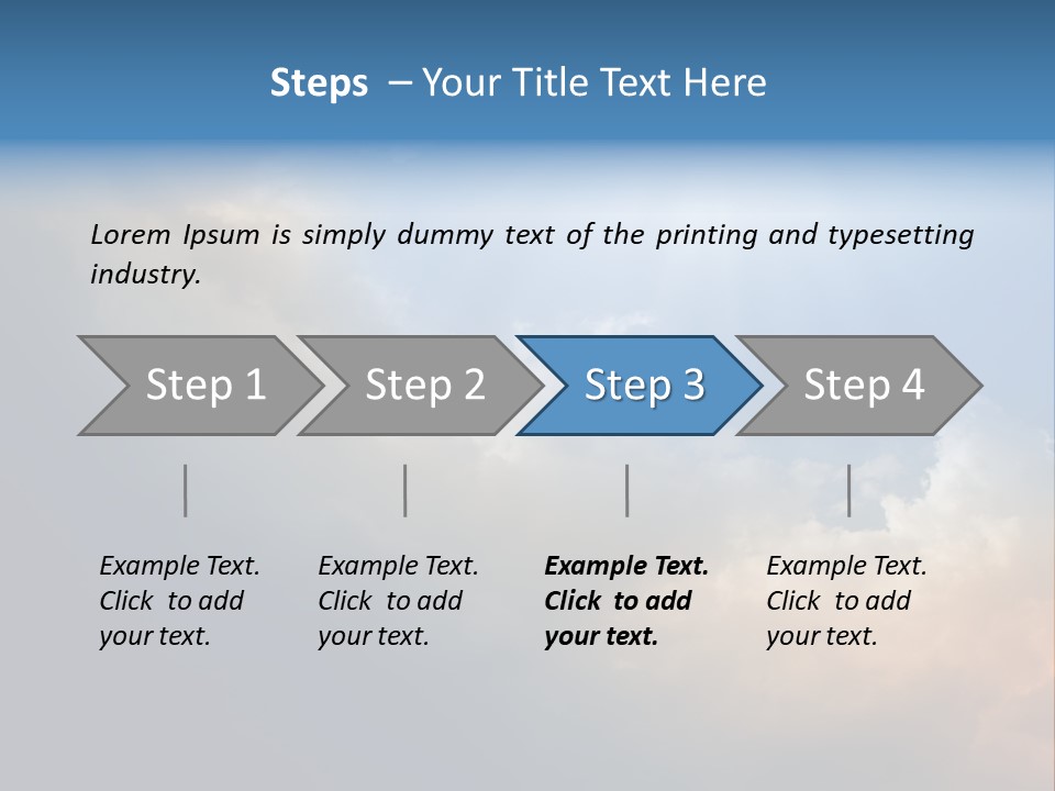 Hope Sun Sunbeam PowerPoint Template
