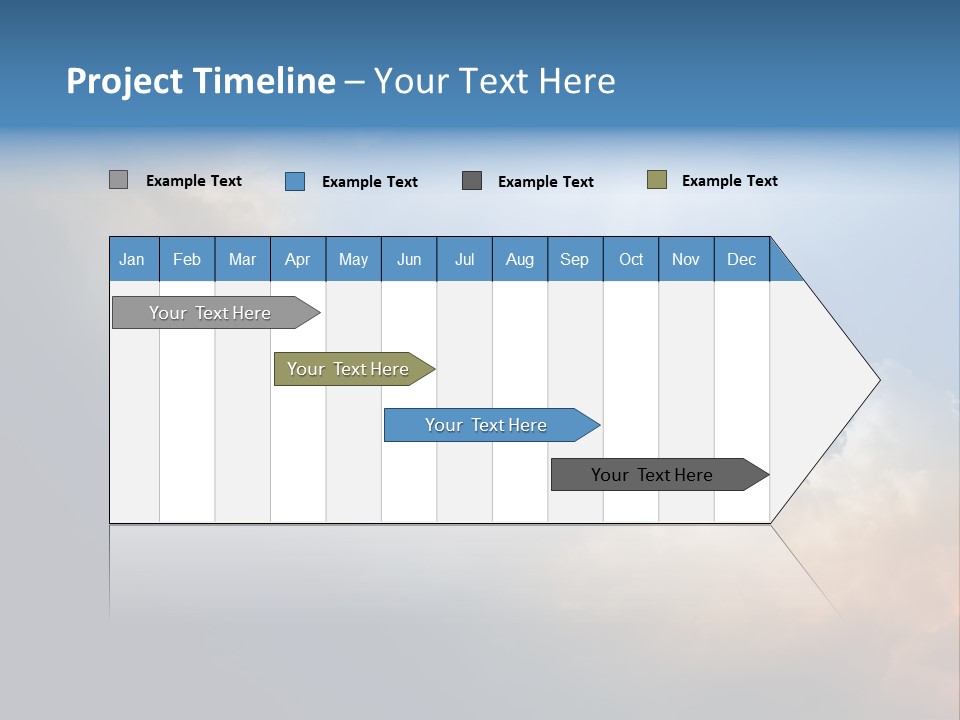 Hope Sun Sunbeam PowerPoint Template
