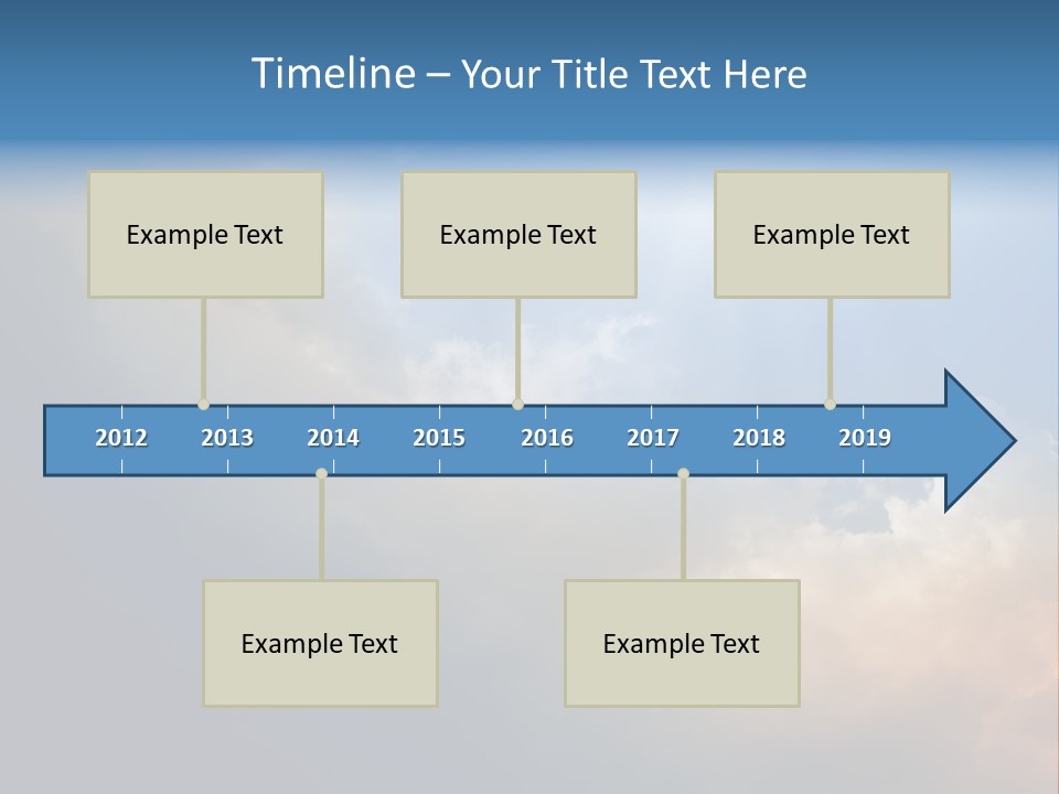 Hope Sun Sunbeam PowerPoint Template